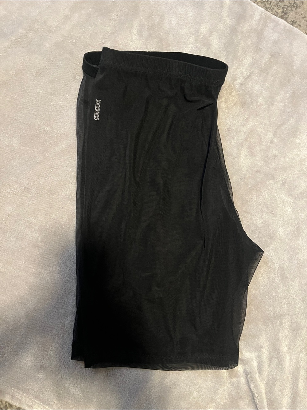 Women’s Sheer Black Shorts
